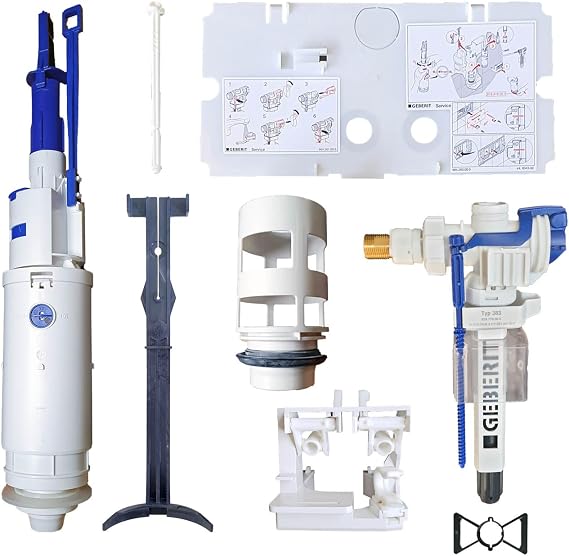 Replacement Parts Set for Geberit Twinline Flush-Mounted Cistern Year of Manufacture 1997-2002