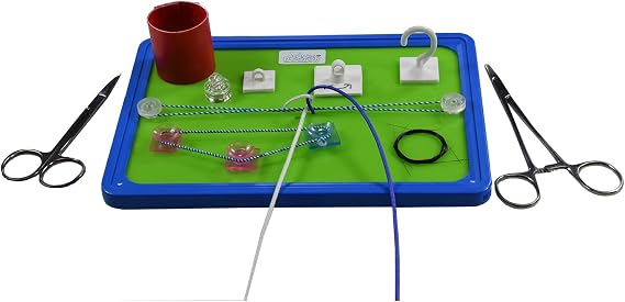 Suture Knot Trainer - Surgical Knot Tying Practice Board Made in UK - Limited Edition - Advance Techniques