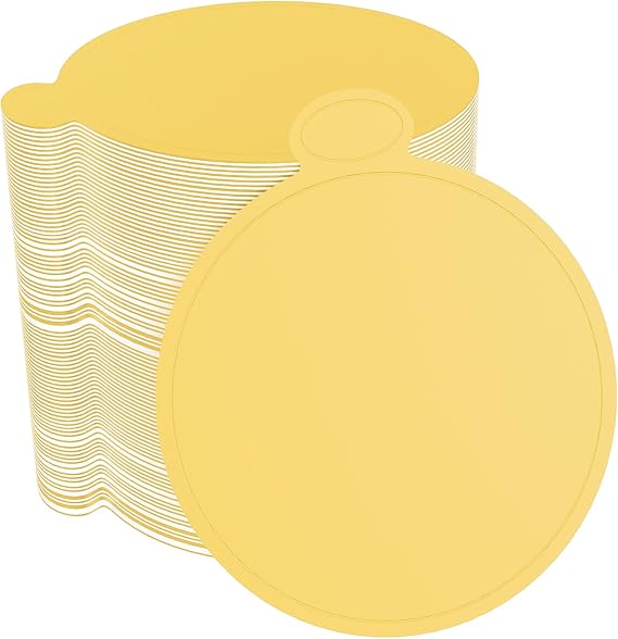 WANBAO 80 Pcs Mini Cake Boards Mousse Cupcake Base, Gold 9cm