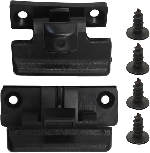 2 Pack MR532555 Center Console Armrest Lid Latch Upper Lower, Replacement for Mitsubishi Pajero V73 V75 V77 V93 V97, Replaces MR532556
