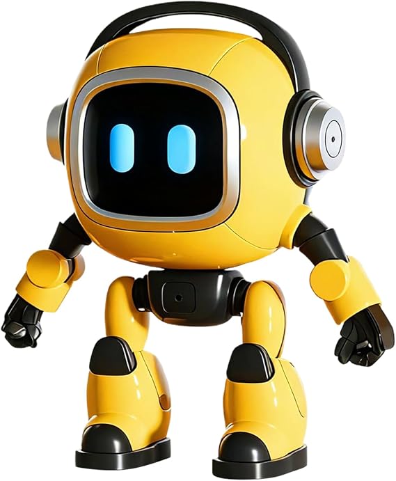 AI Learning Robot - Educational Interactive Smart Companion, Voice Controlled Talking Tech Buddy and Attractive Programmable Machine with Fun Skill Building Features | Great for Kids, Adults