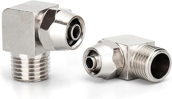 KPL 4-M5 M6 Pneumatic Fitting Quick Fast for Air Hose Connector Tube OD 4 6 8 10 12MM Thread 1/8 1/4 3/8 1/2 perslucht Fittings (Color : 8MM, Size : 1/4 inch)