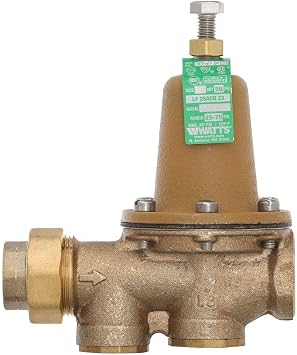Watts LF25AUB-Z3 Water Pressure Reducing Valve NPT Female Union x NPT Female, Polymer Seat, 3/4 Inch