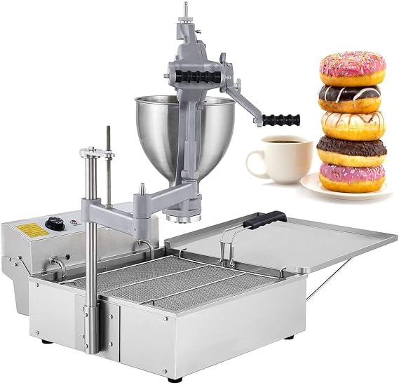Donut Machine, Commercial Donut Maker, 9L Capacity Hopper Donut Fryer, Commercial Mini Donut Maker