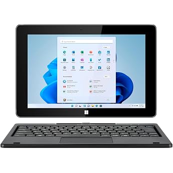Kruger & Matz Tablet 2-in-1 Edge 1089 Diagonal 10.1 Inch HDMI 8 / 256GB Windows 11 Pro Keyboard KM1089.1