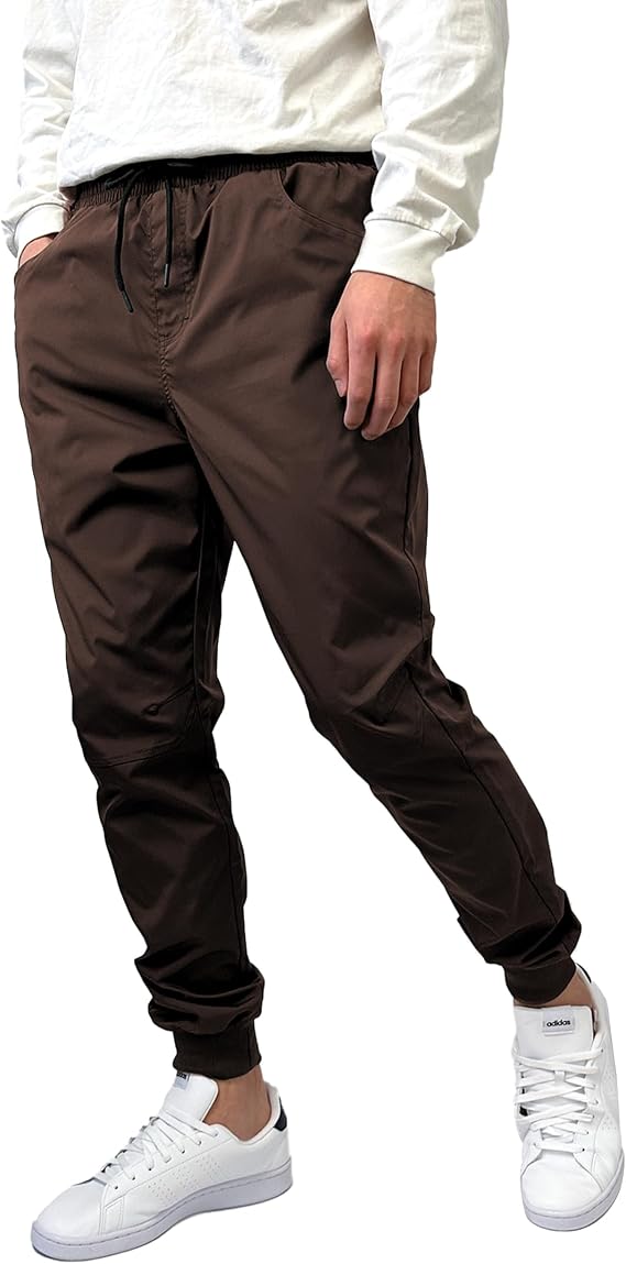 Southpole Mens Workout Tech Woven Jogger Pants Light Weight Track Pants