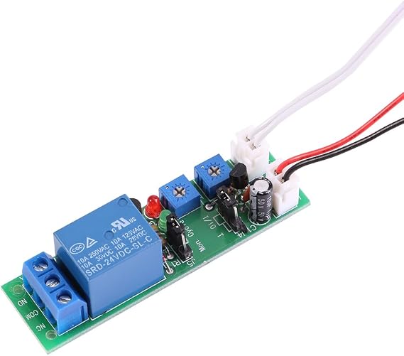 Marvellous Timer Module DC 5V 12V 24V Adjustable Cycle Timer Delay On/Off Switch Relay Module (24V 0-15min)