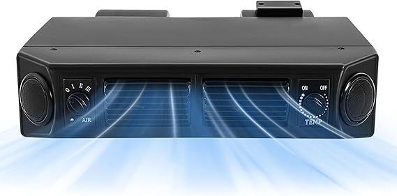 A/C Air Conditioning Evaporator Kit,12V Car Evaporator,8A Underdash Evaporators Compressor Air Conditioner w/Mounting Brackets and Drain Hose,3 Speed AC Single cooling type for Classic Car Motorhome