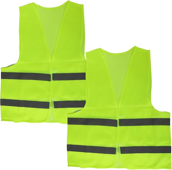 2Pcs Hi Vis Vests High Visibility Vests,High Vis Vests Reflective Vest