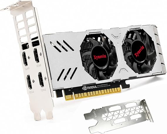 GTX 750 4GB GDDR5 Low Profile Graphics Card, 4 HDMI, 4 Monitor GPU