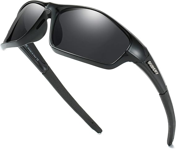 DUBERY Sport Polarized Sunglasses for Men UV Protection Driving Fishing Sun Glasses D620