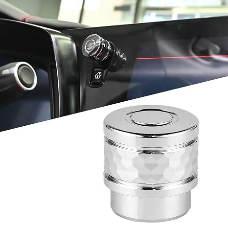 Multimedia Radio Switch Volume Control Knob Cap Stereo Knobs Rotary Switch Button Cover Compatible with for Chevy Corvette C8 Coupe 2020-2025 Radio Dial Tuner Knob Accessories