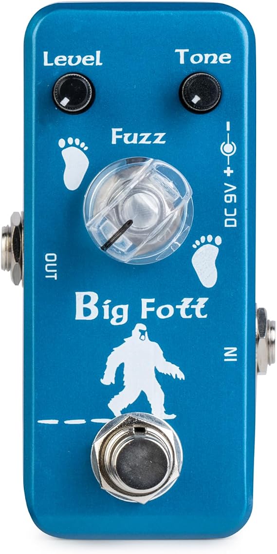MP-303 Big Fott Fuzz Guitar Effect Pedal Classic Mini Pedal with True Bypass