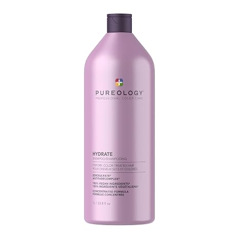 Pureology Hydrate Shampoo Moisturizes & Nourishes Dry Hair