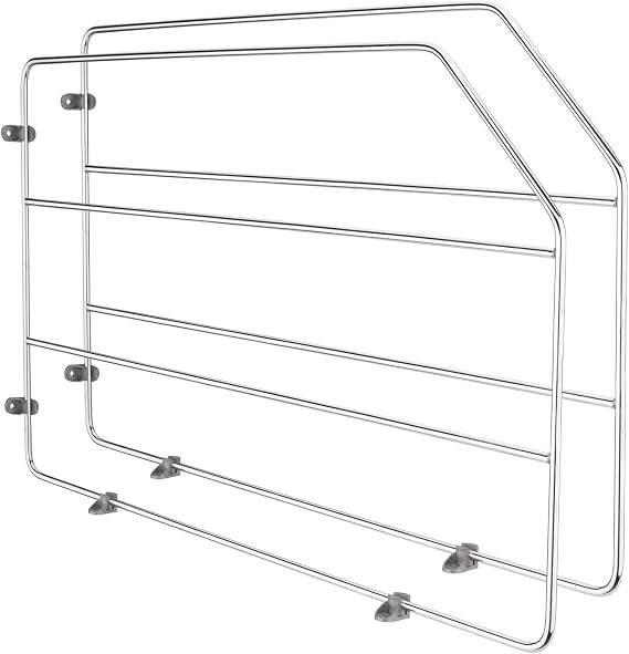 Rev-A-Shelf 12" Bakeware and Tray Divider for Wall/Base Cabinets, Chrome