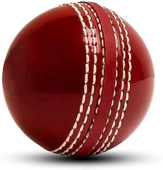 Cricket Balls for Training, Coaching, Practice & Excellent Bounce Skills Soft Foam Rubber Cricket Ball with Durable Traditional Seams Stitched for Professional Cricket Players