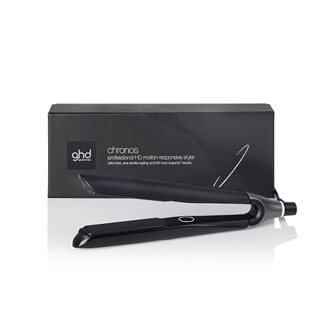 ghd chronos Hair Straighteners: Advanced Smart Styler for All Hair Types 26 mm Plates 3x Faster Styling More Shine Professional Results No Extreme Heat Damage