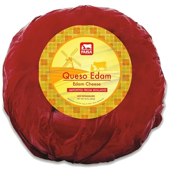 Paisa Delicious Creamy Fresh Edam Cheese Perfect for any Occasion - 58 oz total (Pack of 2)