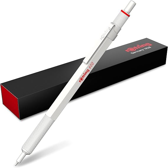 Rotring 600 İnci Beyaz Tükenmez Kalem