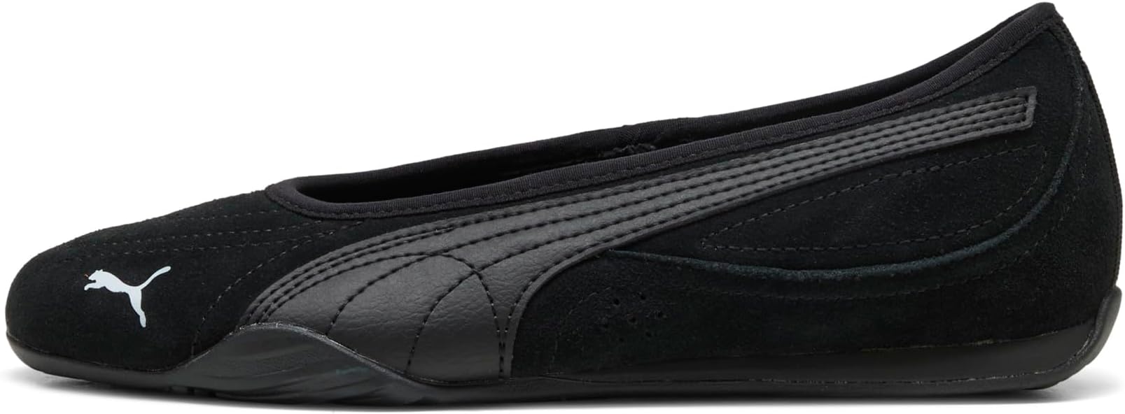 PUMA Womens Catch Soleil Ballerina Flats Casual - Black