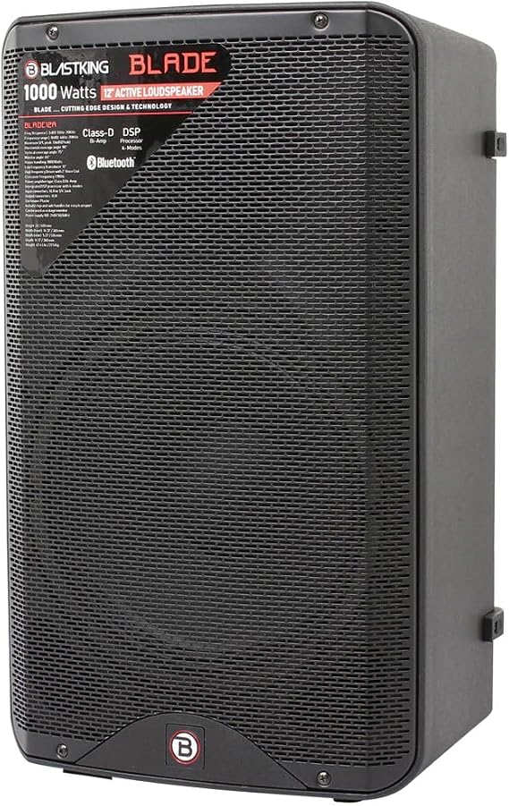 Blastking BLADE12A 12 Active Loudspeaker 1000 Watts Class-D with DSP Processor