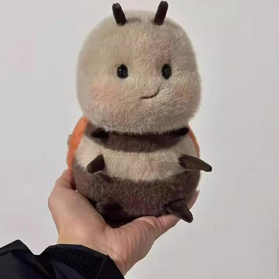 Realistic Ladybug 8 inch Cute Wild Stuffed Animal Ultra Soft Plushies Toys Kawaii Gifts for Kids Adults Brown