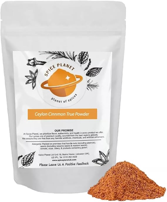 Ceylon Cinnamon (True Ceylon) Powder Premium Quality by Spice Planet® 25g-1.9kg (25g)