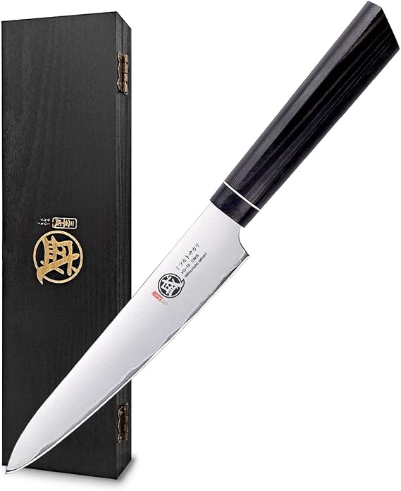 MITSUMOTO SAKARI 5.5 Inch Japanese Paring Knife,VG-10 Steel