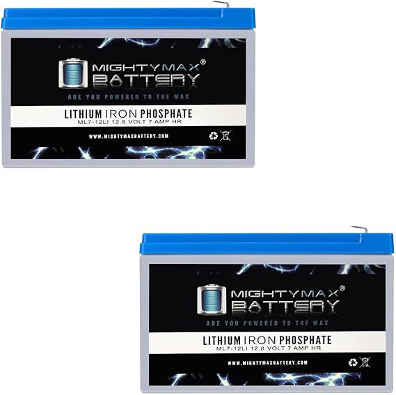 Mighty Max Battery 12V 7AH Lithium Replacement Battery Compatible with BC-1270-2 Pack