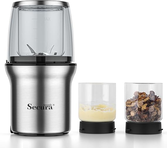 Secura Brands Electric Coffee and Spice Grinder