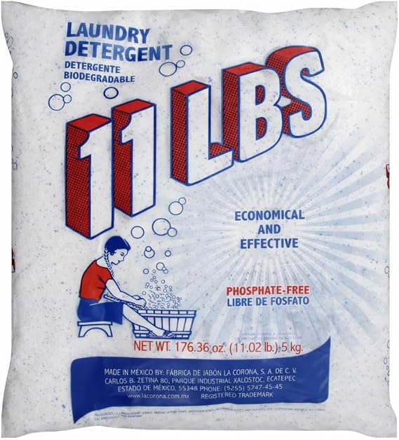 Laundry Detergent Powder, Powder Form, for Laundry Cleaning, 11 Lbs Roma