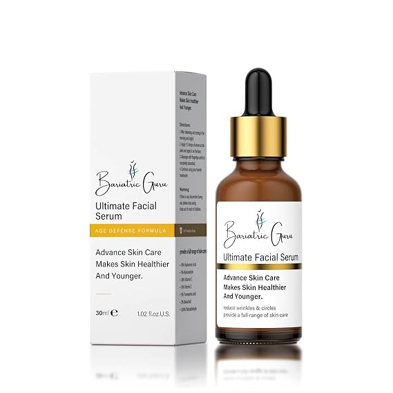 Ultimate Facial Serum Advanced Anti-Aging, Brightening & Hydrating Face Serum with Retinaldehyde, Bakuchiol, Tranexamic Acid, Niacinamide, Vitamin C & E, Hyaluronic Acid 1 fl oz