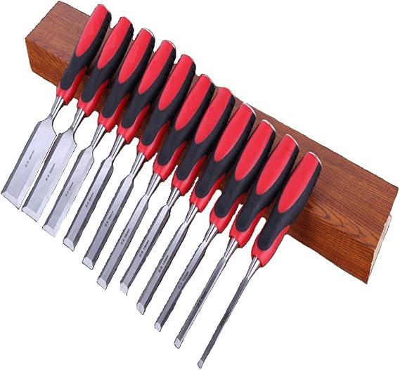 Chisels, Professional Wood Carving Chisel Set - 11 Piece Sharp Woodworking Tools - Great for Beginners