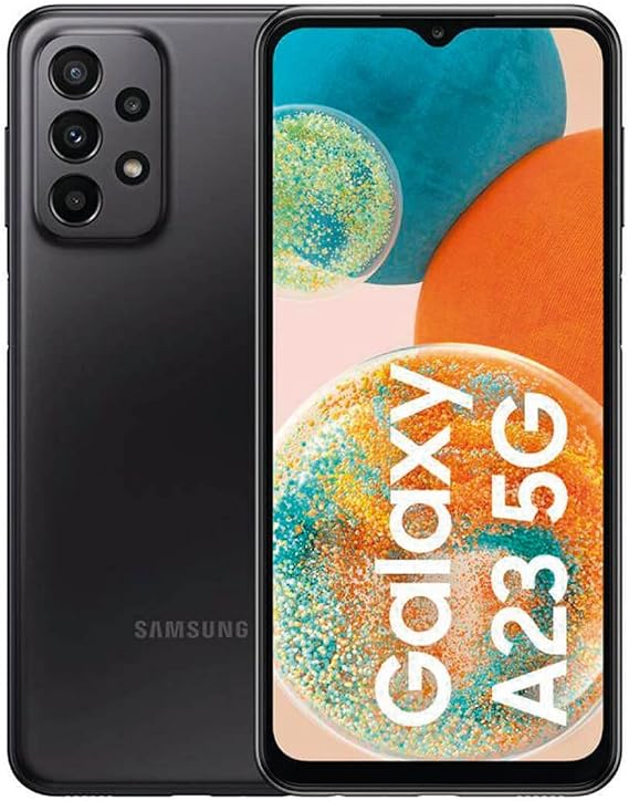 Samsung Galaxy A23 5G 128GB Black EU [16,72cm (6,6") LCD Display, Android 12, 50MP Quad-Kamera]