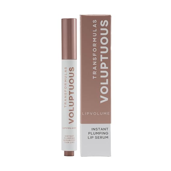 Transformulas Facefixers Voluptuous LipVolume Instant Plumping 0.1 fl oz | Instant Plumping Lip Serum That Hydrates Sculpts and Smooths. Clinically Proven Non Sticky Formula for Fuller Lips.