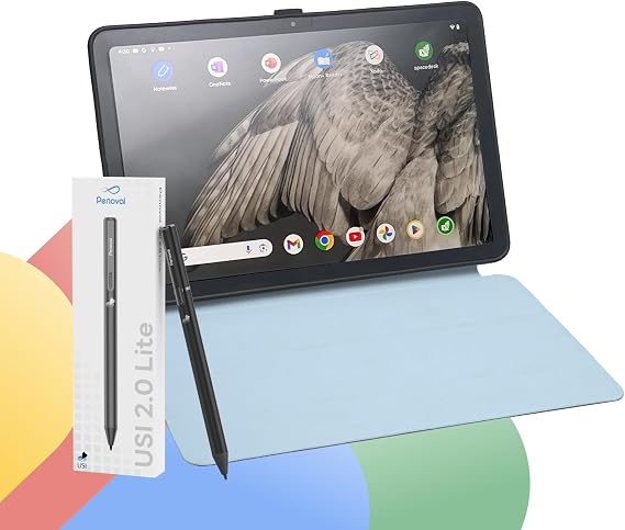 Penoval USI2.0 Lite Stylus Pen + Google Pixel Tablet Case - Blue