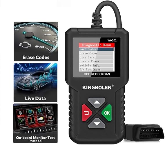 KINGBOLEN Full OBD2 Scanner Code Reader Engine Diagnostic Tool