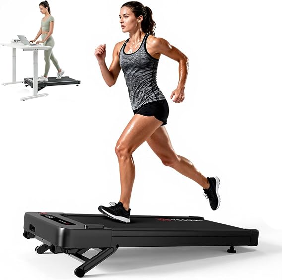 Yesoul Treadmill Vibration Plate Exercise Machine for Lymphatic Drainage Weight Loss, Full Whole Body Workout Equipment for Women Men, 300 lbs Capacity