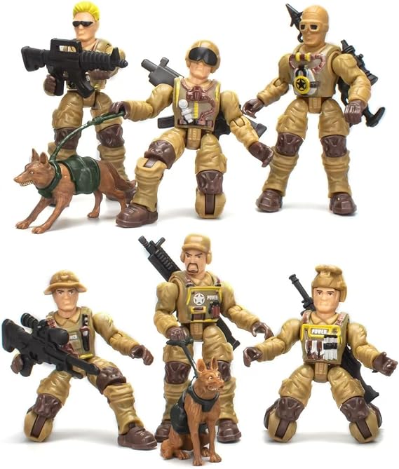 Army Men Action Figures, Toy Soldiers for Boys 4-7(14 Pcs)