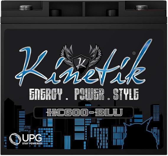 Kinetik HC600BLU 600W 12V Power Cell Replacement Battery for Torque TRQ4.2400 2400-watt