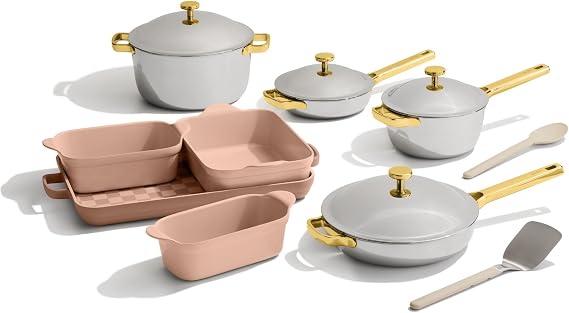 Our Place Titanium Pro Cookware & Bakeware Set, 15-Piece Nonstick Set