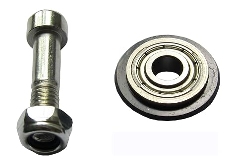 Tungsten-Carbide Tile Cutting Wheel 7/8-Inch, Industrial Quality, Scoring Wheel with Bolt and Lock Nut 22MM, for Manual Tile Cutting Machine, Tile Cutter Replacement Ball Bearing Cutting Wheel