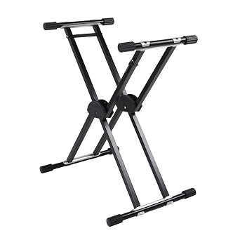 PROEL DieHard DHKS50 Professional Keyboard Stand (Double Brace), Height Adjustable