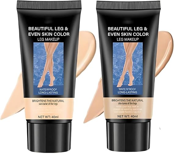 Body Coverage Perfector Waterproof, Concealer for Mature Skin, Leg Makeup Waterproof No Transfer, Full Coverage Concealer, Cover Up Makeup, Water Resistant No Transfer Easy to Apply (#01 * 02)