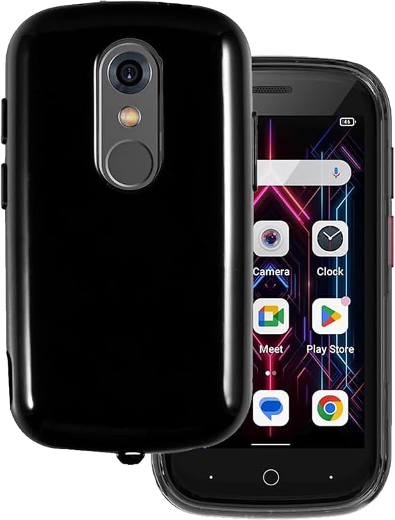 For Unihertz Jelly Star Case, Protective Cover, Shockproof, TPU Material, Soft Touch, Screen & Camera Protection, Lightweight, Thin, Shockproof, Scratch-proof, Anti-Fingerprint, Anti-Yellowing Unihertz Jelly Star Protective Cover Black