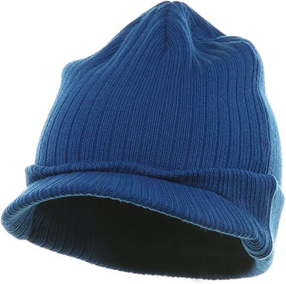 Knit with Visor - Royal