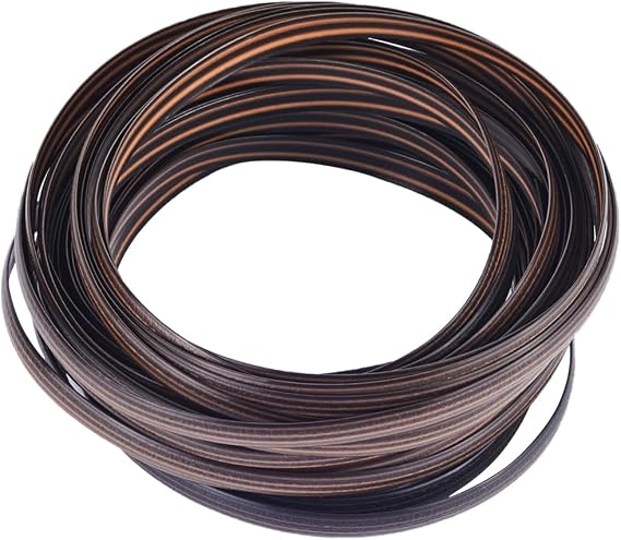 GORGECRAFT 10m Rattan Repair Kit Black Wicker Repair Material Plastic Rattan Wicker Roll Waterproof Rattan Fix Material for Garden Patio Furniture Rattan Chair Sofa Storage Basket