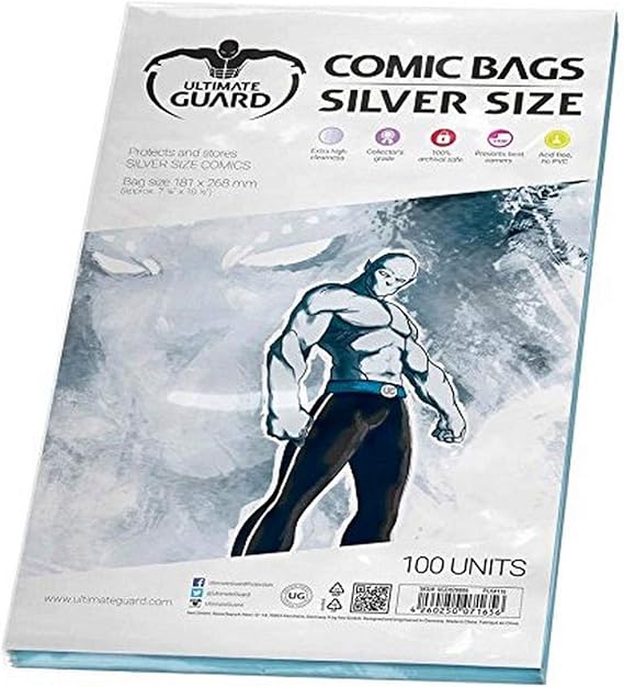 Silver Comic Bags