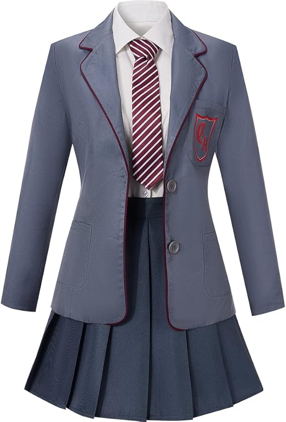 Adult Cosplay Costume Women Mens Coat JK Skirt Tie Shirt Shorts Uniform Set Halloween Party