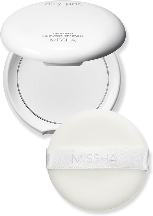 MISSHA Matlaştırıcı Transparan Ultra Hafif Sıkıştırılmış Pudra 8g Airy Pot Pressed Powder (Translucent)